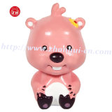 Plastic Pink Bear Toy
