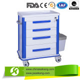 Medical Emergency Trolley Medicine Cabinet (CE/FDA/ISO)