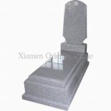 Natural Granite Stone Cemetery Carving Monument Tombstone (Orientalstone TS090)