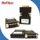 DVI to Fiber Extender Used in Video Conference Black Color