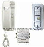 White Handset + Silver Doorbell for Villa Intercom System