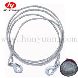 4ton Tow Wire Rope with Forged Hooks (4M)