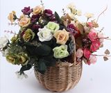 New High Quality Round Wicker Flower Basket