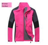 2014 DIY Hot Jacket, Hoodie, Coat, Sport Wear, Men Shirt, Outdoors Wear, Pink/Black Men's Jacket