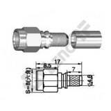 SMA Connector Male Crimping for Rg142 Coaxial Cable