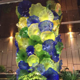 Blown Glass Plate for Wall Decoration