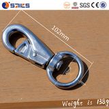 Heavy Duty Polished Stainless Steel Bull Swivel Snap