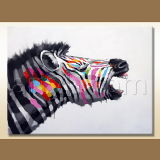 Zebra Oil Painting on Canvas Art Decoration