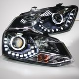 Cross Polo LED Angel Eyes Head Lamp for Vwld