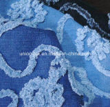 Cotton/Poly Embroidery Denim Fabric (Art#UTDF518)