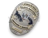 Police Badge With Enamel Color