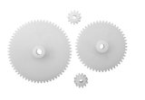 Plastic Injection Mould White POM Gear