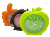 Promotional Colorful Kid's Novelty Cute Mini Silicone Alarm Clock