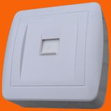 European Style Wall Mounted Rj11 Telephone Socket (S8007)