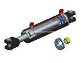 3000psi Welded Hydraulic Cylinder USA Standard