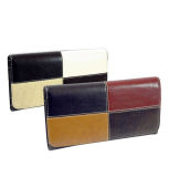 Color Matching Authentic Leather Purse and Wallet (WA5058)
