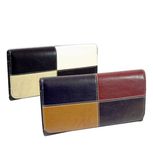 Color Matching Authentic Leather Purse and Wallet (WA5058)