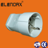 Europe Style 2 Pin Female Power Plug with Earth (P8061)
