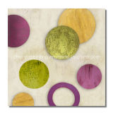 Simple Circles Oil Painting for Modern Decoration