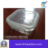 Clear Glass Box with Plastic Lid Glassware for Kitchen