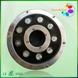 9PCS 27watt IP68 High Power LED Fountain Light