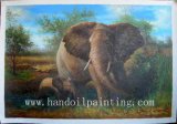 Oil Painting - Elephant
