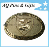 High Quality 3D Brass Military Belt Buckle with Pin Backing (belt buckle-006)