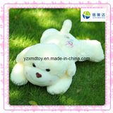 Cute Fluffy White Dog Plush Toy