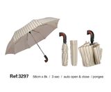 Three Fold Auto. Open & Close Umbrella 3297