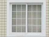 Cheap PVC Sliding Colored Glass Windows with Grills Design Price