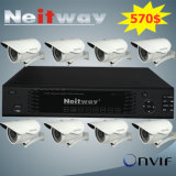 New Outdoor Use Network Monitoring System with Eight 42LED Light IP Camera and 9channel NVR (NRN-5009EHDG-2)