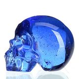 Stone Crystal Quartz Gemstone Skull Skeleton Carving