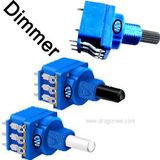 17mm Push Switch Potentiometers (RV17P2S-XD1)