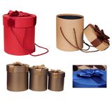 Special Quality Paper Hat Box Round Paper Box with Handle