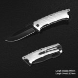 Folding Knife with Anodized Aluminum Handle (#3814)