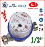 Single Jet Dry Dial Brass Body Class B Small Cold Water Meter