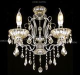 Sliver Lights Simple Style Crystal Lamp Chandelier