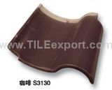 Spanish Glazed Clay Roof Tile (S3130)