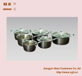 Stainless Steel Slope Cookware Pan (CY224-229)