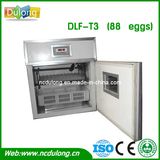 High Quality Full Automatic CE Approved Egg Incubator 88 Chicken Eggs (DLF-T3)