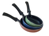 Colorful Frying Pans with Non-Stick Coating