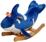 Plush Rocking Horse with PP Wooden Base (GT-1)