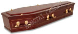 European Style Wood Funeral Coffin
