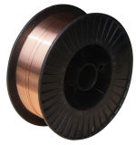 Dia 0.8mm 15kg Plastic Spool Solid MIG/Mag Welding Wire (AWS ER70S-6)