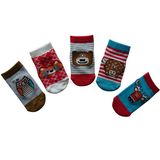 Polyester Baby Socks 6 Pair Packed Bs-106