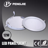 Hot Design Aluminum Housing 12W Round Recessed LED Panel Light