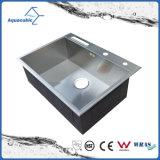 Classic Single-Bowl Stainless Steel Fancy Hand Made Sink (AS6850S)