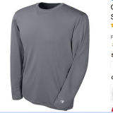 Dry Fit Grey Adult Long Sleeve Shirts