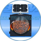 200mm Saving Energy Solar Traffic Signal Light for for Warning Road Users