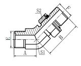 Hydraulic Fitting 1EH4-OG